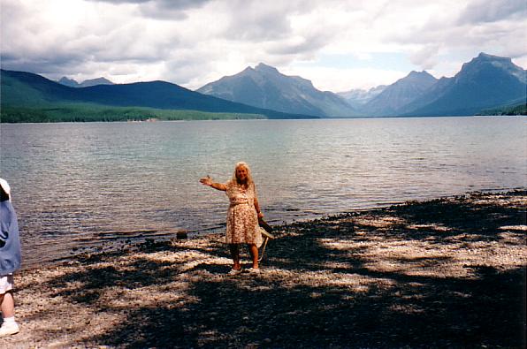 Mara at lake