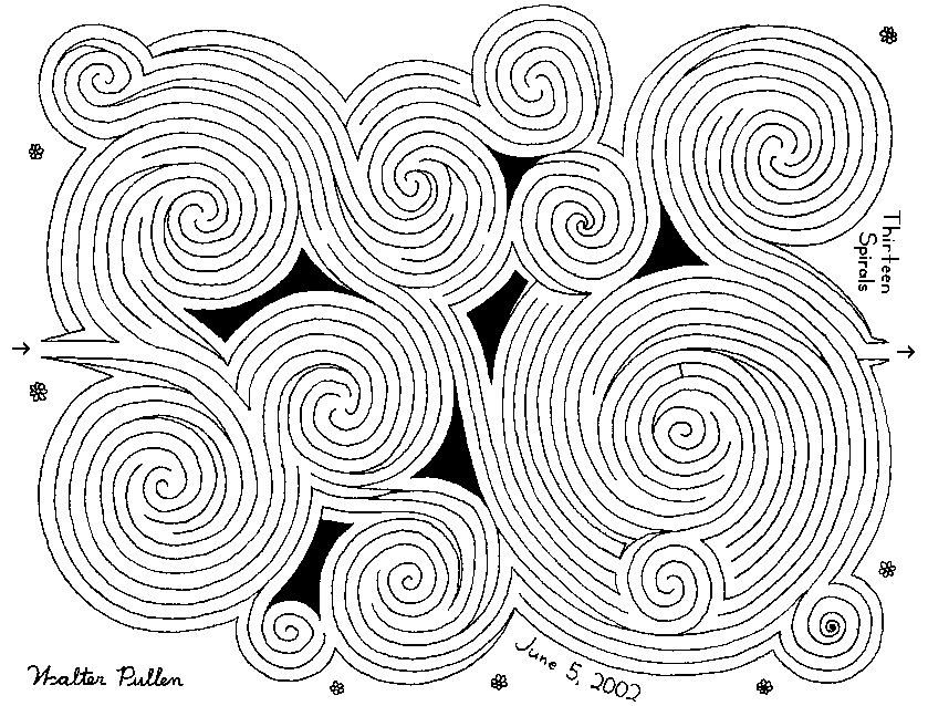 Thirteen Spirals Maze