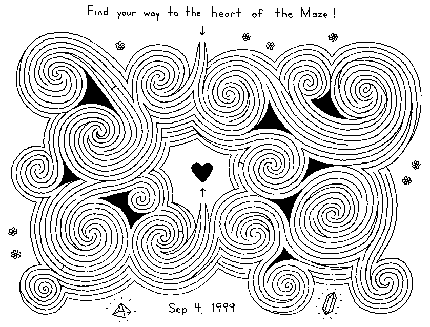 Find Your Heart Maze
